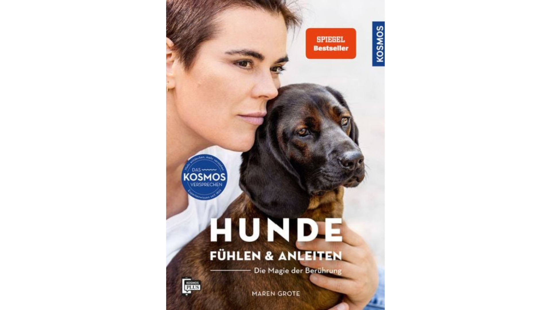 Maren Grote mit Hund Schnipsel im Arm