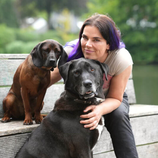 Maren mit Schnipsel und Nanu!
